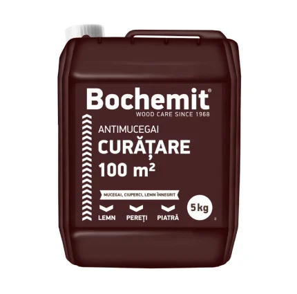 Solutie antimucegai Bochemit 5 Kg - Solutie curatare lemn innegrit si mucegai