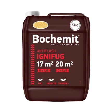 Solutie ignifugare lemn Bochemit Antiflash 5 KG transparent