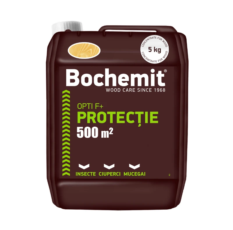 solutie tratament lemn protectie preventiva bochemit opti f incolor 5kg