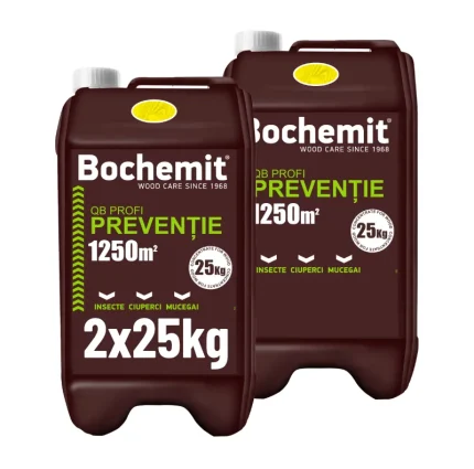 Bochemit QB Profi galben 2 x 25 KG - Solutie tratare preventiva lemn (uz industrial)