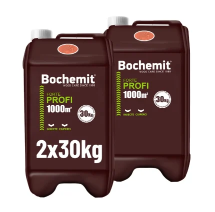 Bochemit Forte Profi maro 2 x 30 Kg - Solutie tratament lemn exterior