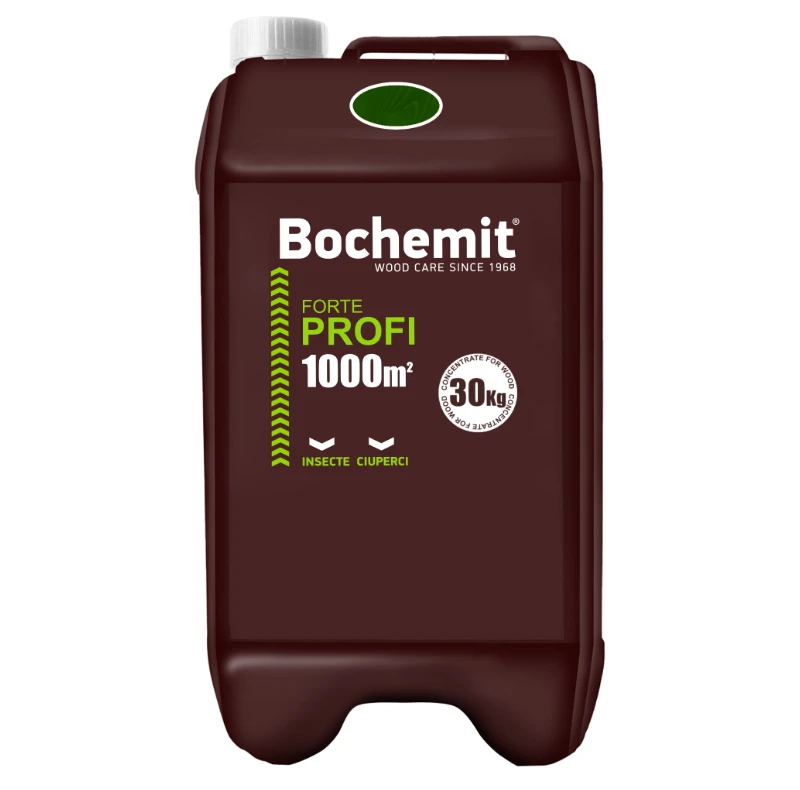 solutie tratament lemn protectie preventiva sol apa bochemit forte profi verde 30kg