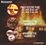 Solutie ignifugare lemn Bochemit Antiflash 5 KG maro - imagine 2