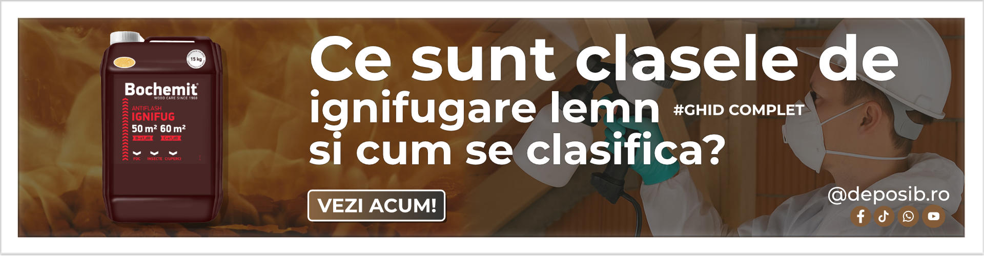 Ce sunt clasele de ignifugare lemn si cum se clasifica?