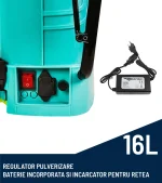 vernorel electric 16l cu tija extensibila din inox