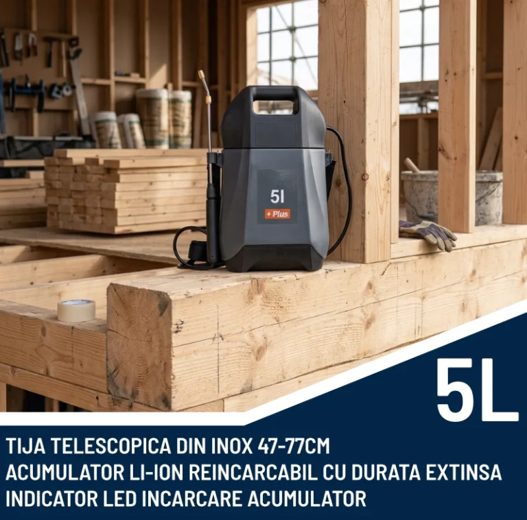 pompa de stropit cu acumulator, tija extensibila, 5l